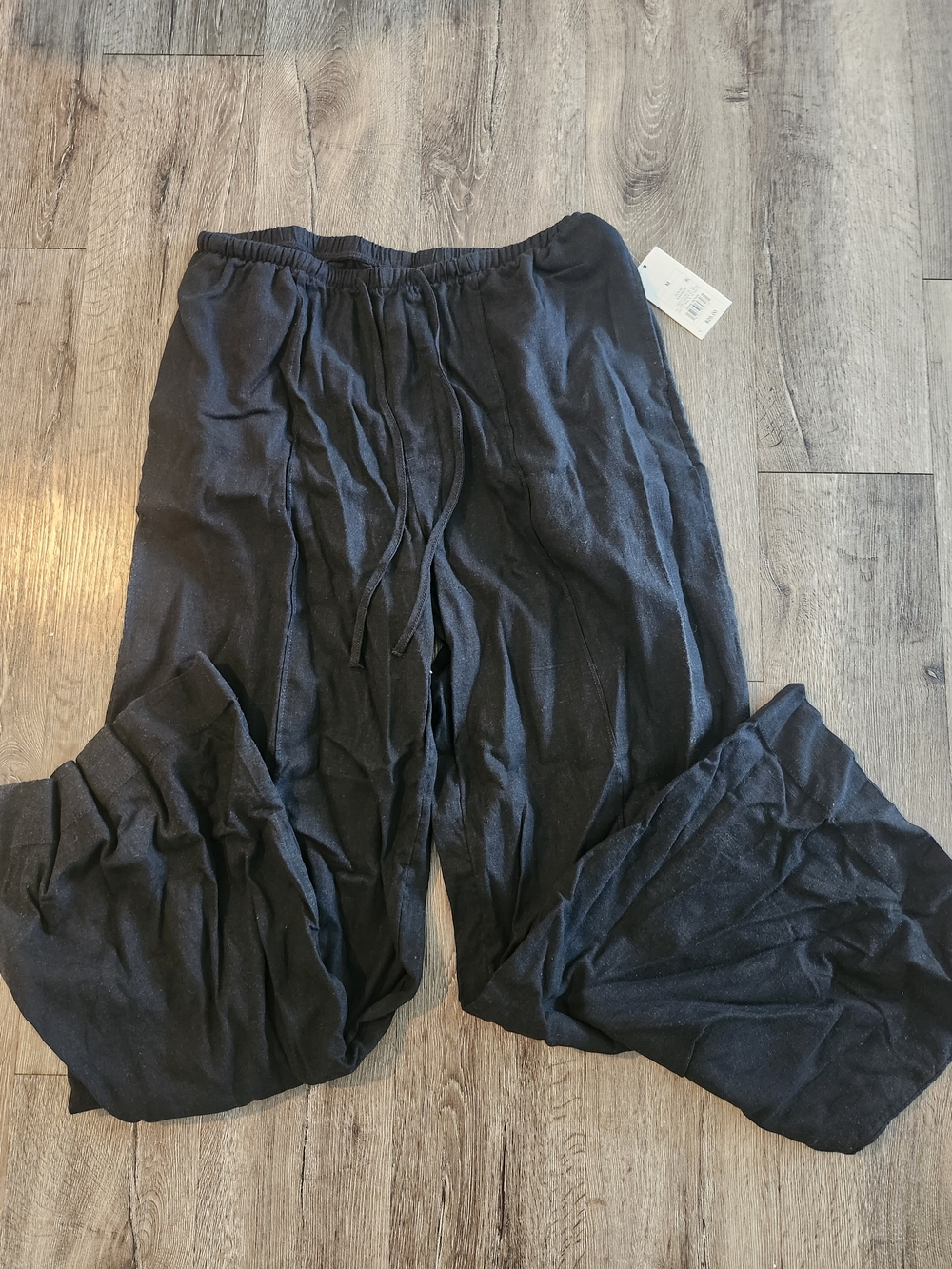 A New Day Women's Medium Black Lightweight Drawstring Pants